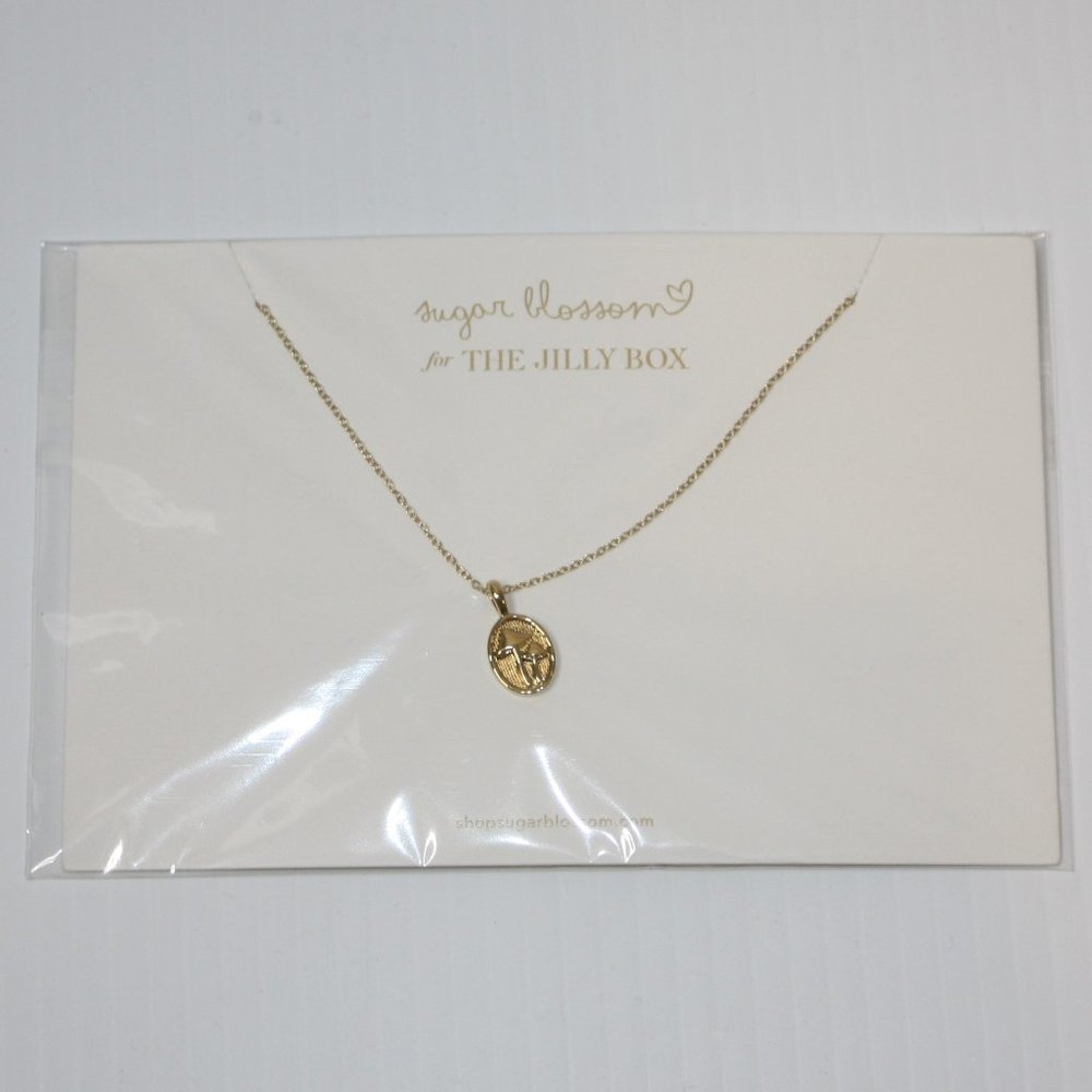 Sugar Blossom Jewelry for Jilly Box 14K Plated Gold Mushroom Necklace MSRP $60